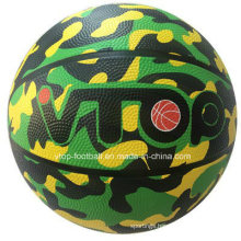 Camouflage Design Rubber Material Basketball Size 7